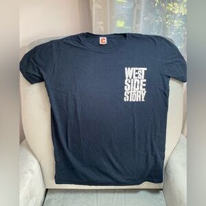 New West Side Story size small dark blue T-shirt bought from Broadway show